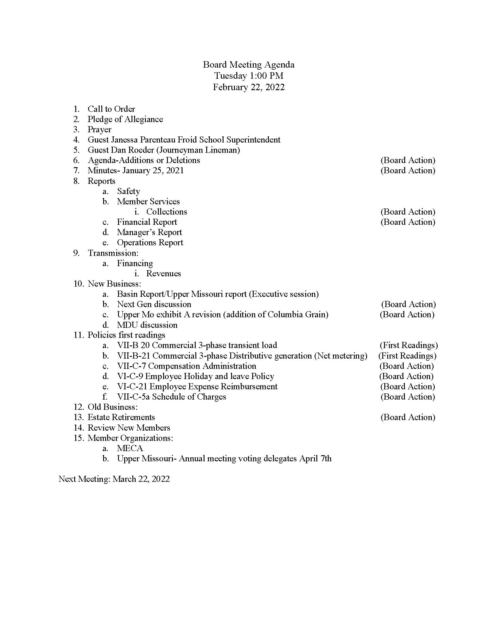 File Sheridan Electric Cooperative